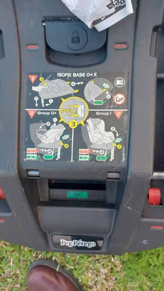 Silla de auto para bebe grupo 0 y I Peg Perego 