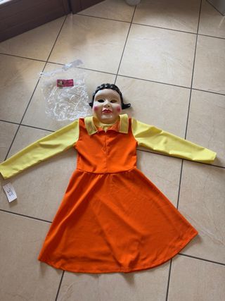 Vestito Bambina Squid Game Bambola