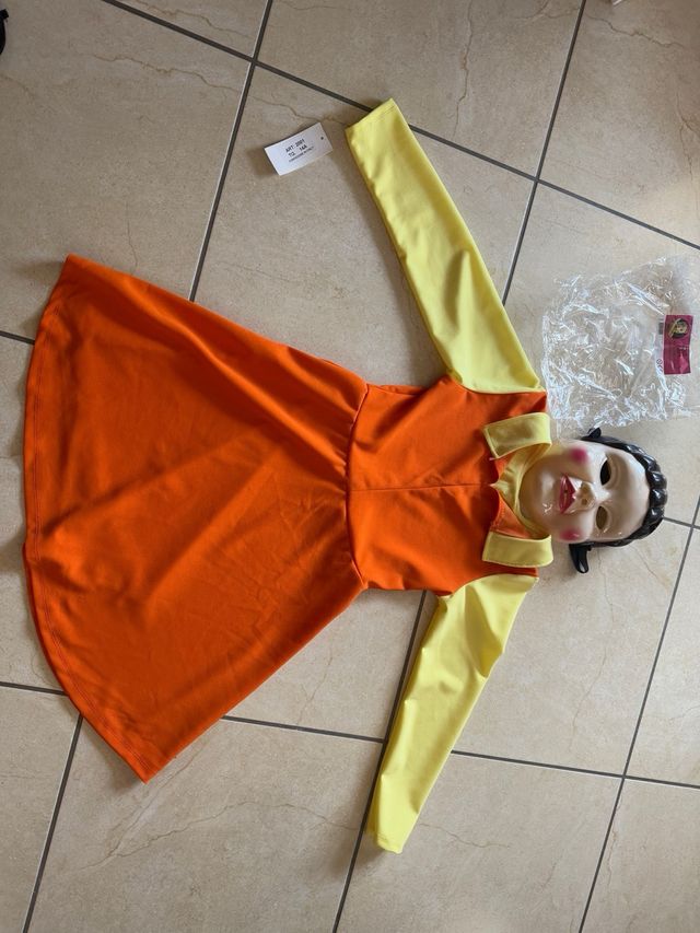 Vestito Bambina Squid Game Bambola