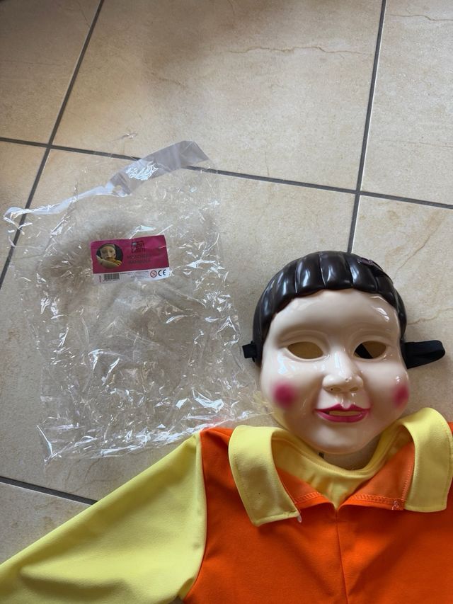 Vestito Bambina Squid Game Bambola