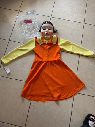 Vestito Bambina Squid Game Bambola