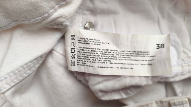 Pantalón blanco Tintoretto T-38