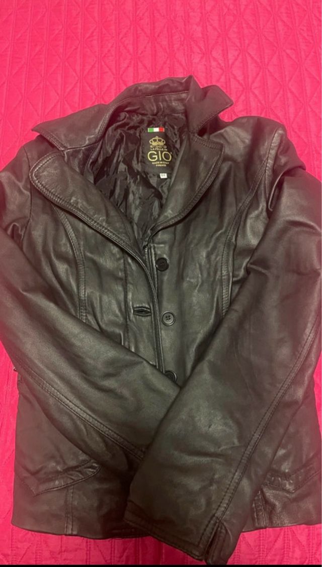 Giacca in vera pelle donna