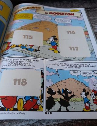 Mickey mundo fantástico, álbum + 104 sobres