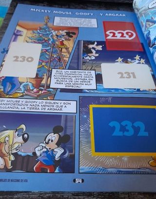 Mickey mundo fantástico, álbum + 104 sobres