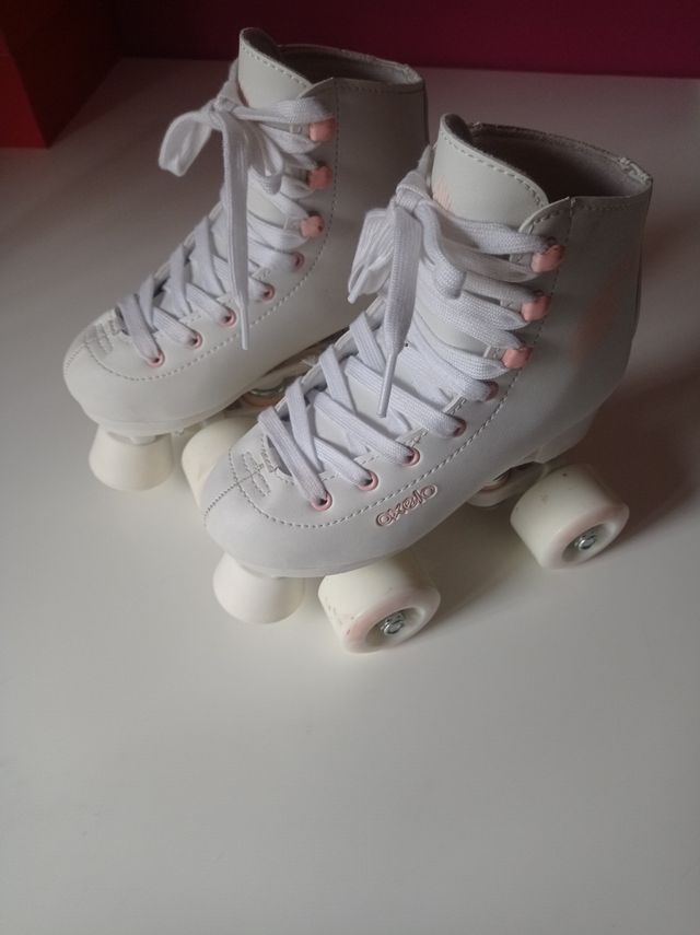 Patines 4 ruedas blancos