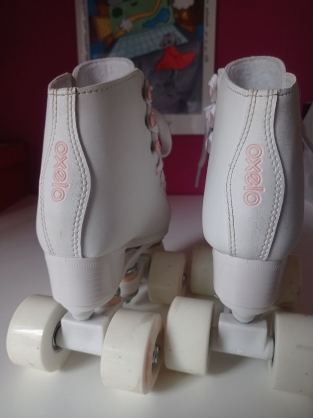 Patines 4 ruedas blancos