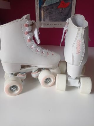 Patines 4 ruedas blancos 