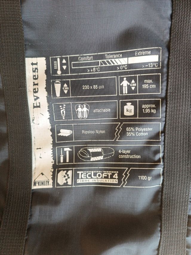 Saco de dormir adulto vivac, hasta -13