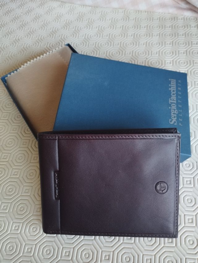 Portafoglio in pelle Sergio Tacchini