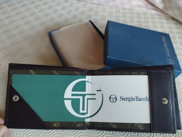 Portafoglio in pelle Sergio Tacchini