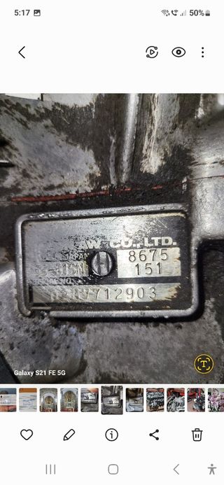 Vendo caja de cambios automática volvo x