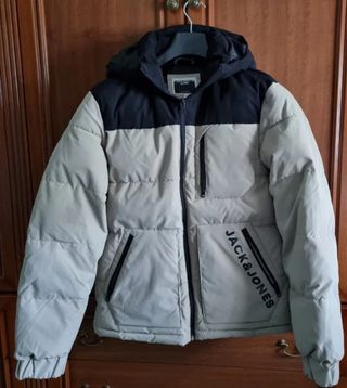 ABRIGOS MANGA LARGA PLUMAS HOMBRE BEIGE