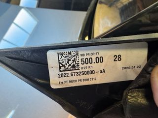 Retrovisor derecho  A1178101600 Mercedes benz