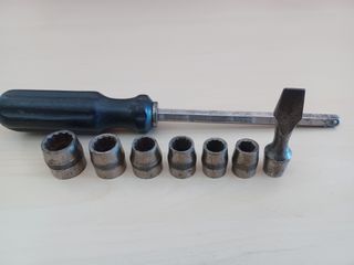 Llaves de vaso y destornillador antiguo 1920s