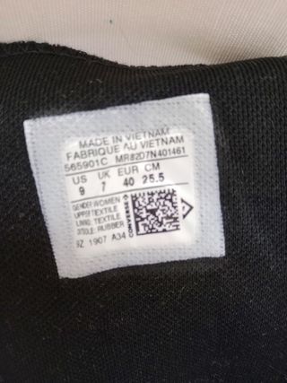 Converse botas negras Talla 40