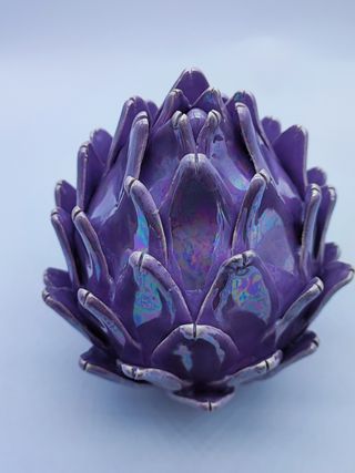 Carciofo in Ceramica di Caltagirone Madreperla 