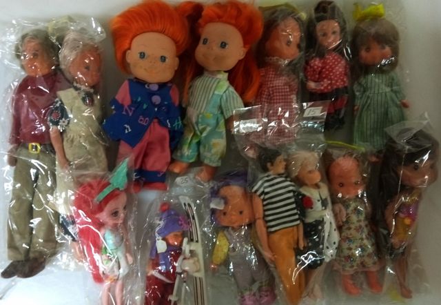 Lote muñecos antiguos de coleccion