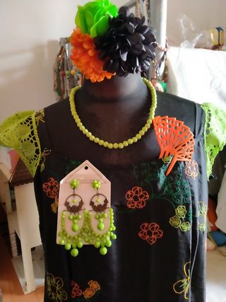 Traje flamenca gitana sevillana t 50