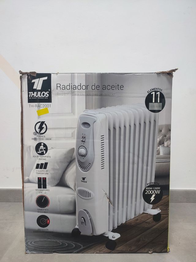 RADIADOR DE ACEITE 2000W