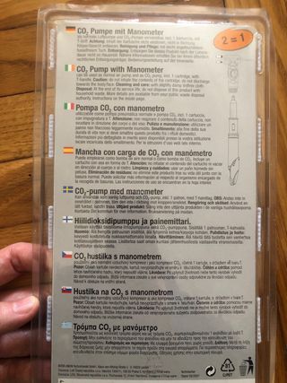 Pompa bicicletta con manometro co2