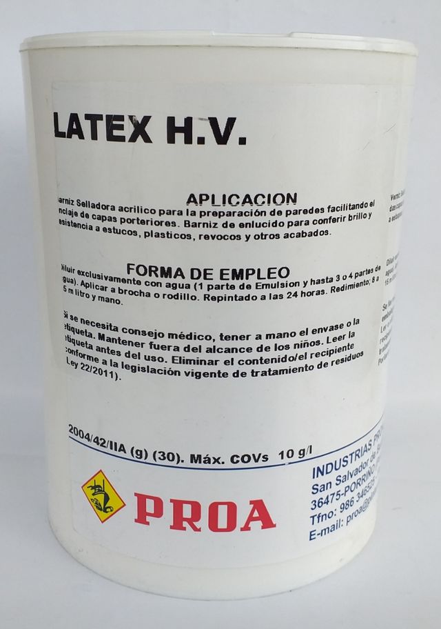 Barniz sellador acrílico Proa