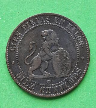 10 Céntimos 1870