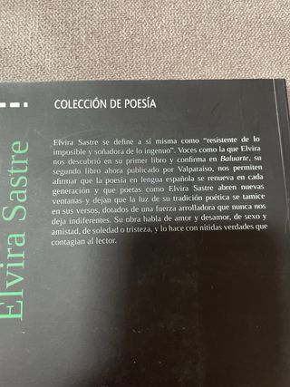 Baluarte Colección Valparaíso de Poesía