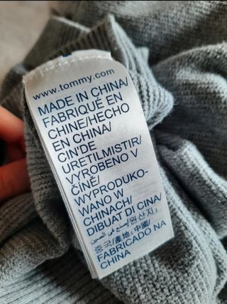 Jersey gris Tommy Hilfiger