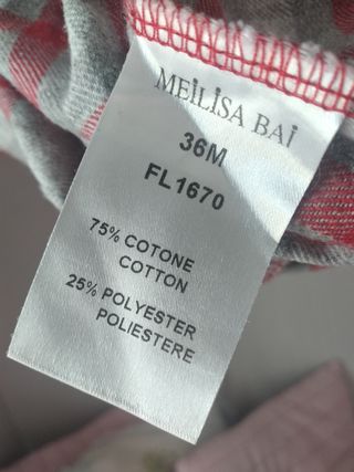 Pantaloncino bambina taglia 36 mesi