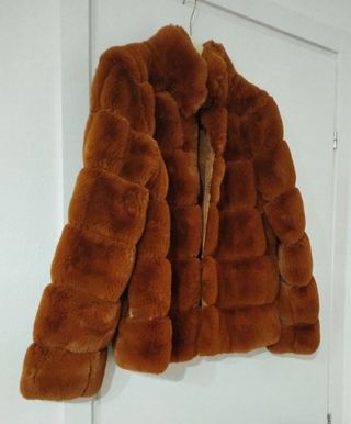 Giacca in pelliccia ecologica