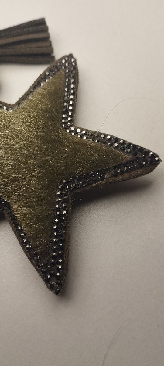 Llavero verde para bolso