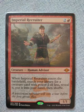 Imperial Recruiter (V.2) FOIL etched MTG