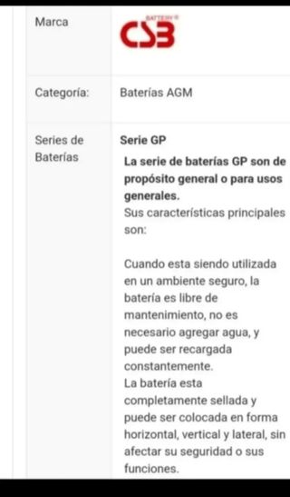 2 Baterías 12v y 7.2 Ah