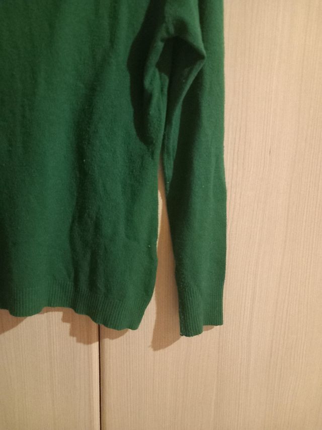 Lupetto dolcevita collo alto verde femminile donna
