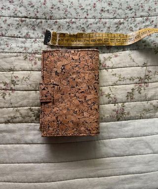 Cartera de corcho y piel vintage