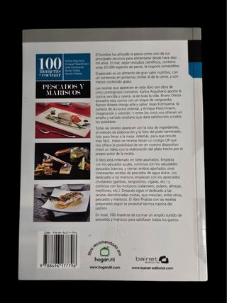 Libro 100 maneras de Cocinar PescadoMariscos