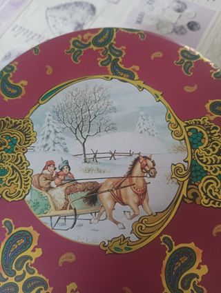 Scatola Natale in latta 