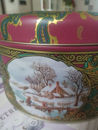 Scatola Natale in latta 