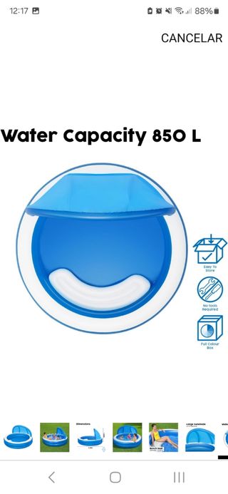 Piscina BESTWAY Family Pool Summer Days,