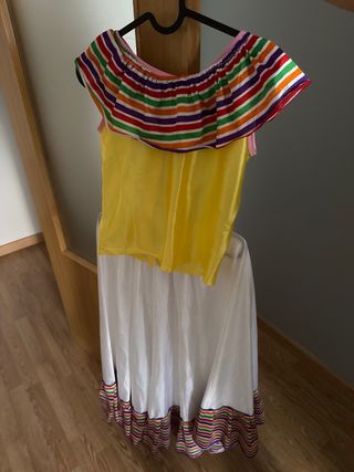 Disfraz mexicana niña