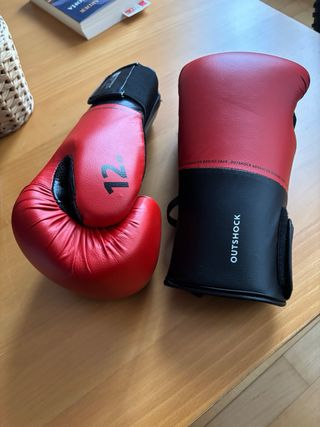 Pack Boxeo Outshock 12oz Coquilla y espinilleras