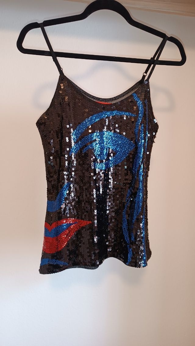 Camiseta lentejuelas verano 