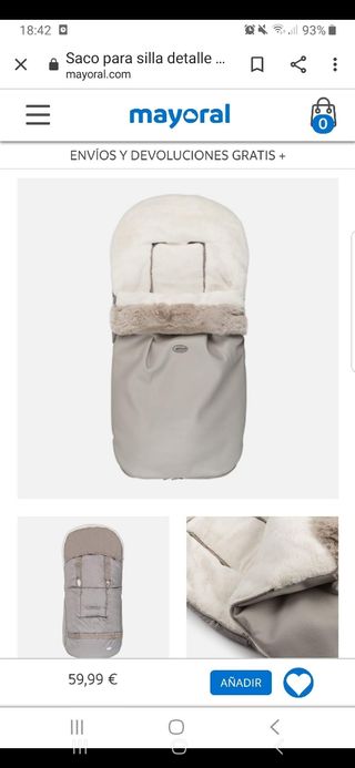 Saco de silla de carro