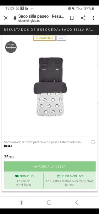 Saco de silla de carro