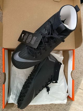 Botas de futbol nike JR SUPERFLY negras