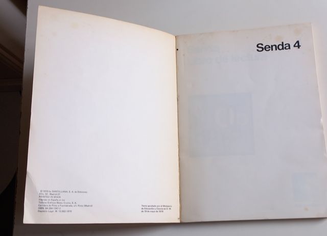 Libro de lectura Senda 4 EGB Santillana