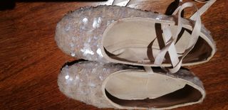 Bailarinas lentejuelas Zara t35