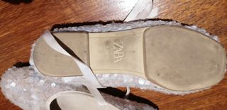 Bailarinas lentejuelas Zara t35