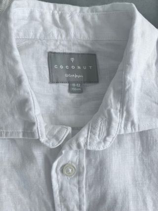 Traje de comunion niño de lino